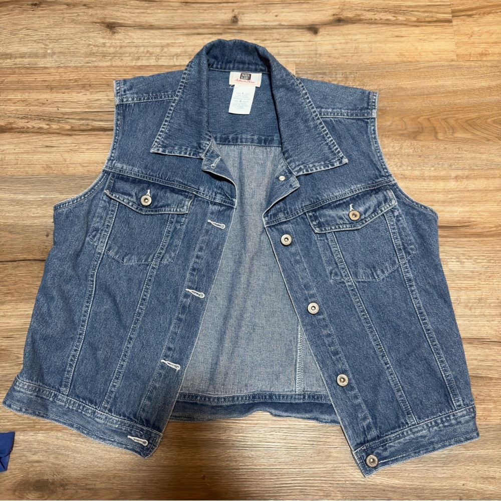 Vintage 90’s Faded Glory Denim Vest